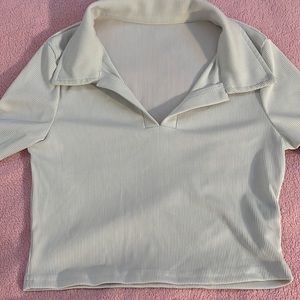 SHEIN white crop top size small